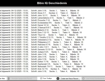BibioIQ Geschiedenis & Management, Bijbelversies vergelijken