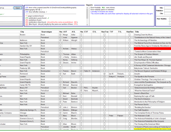 BiblioRix Mainscreen